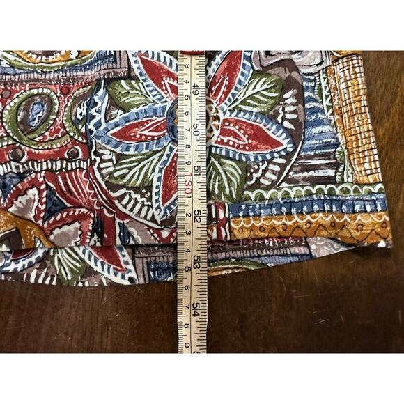 VTG Expo Hippie Boho Indie Gypsy Jumper Women 12 Colorful Pattern Artsy Funky - Picture 7 of 11